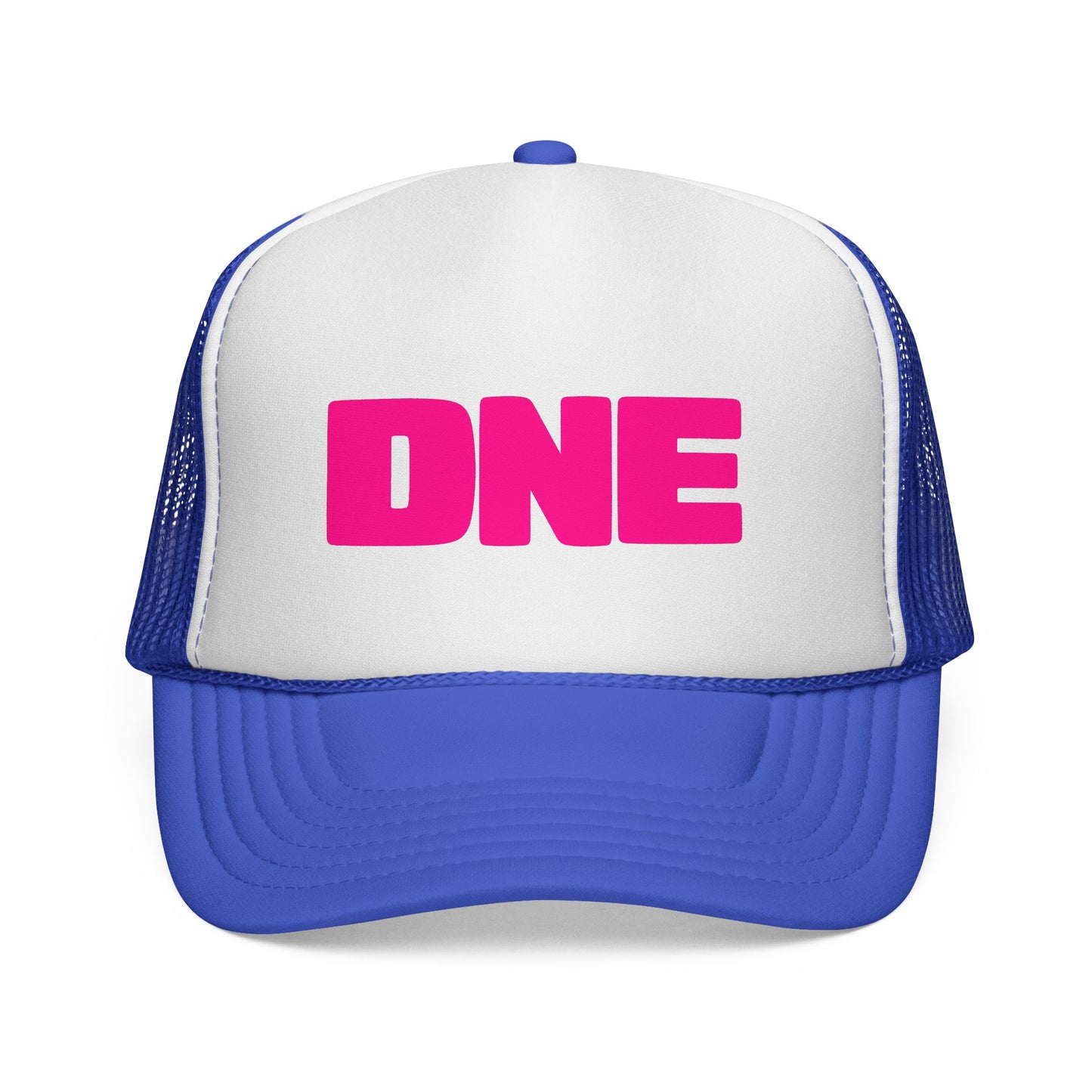 DNE Trucker Hat - Pink Logo