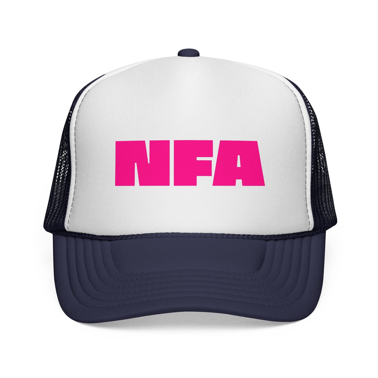NFA Trucker Hat - Pink Logo