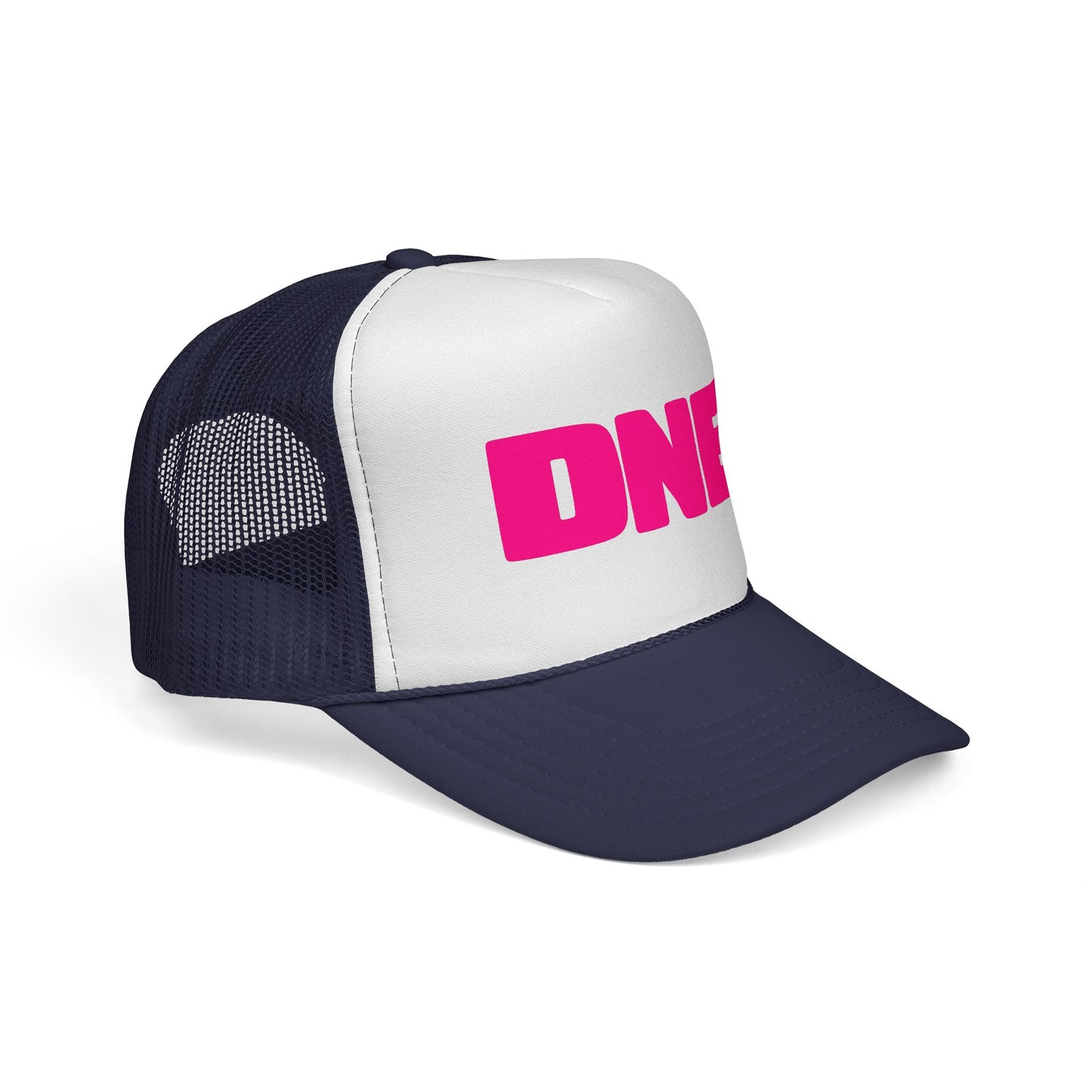 DNE Trucker Hat - Pink Logo