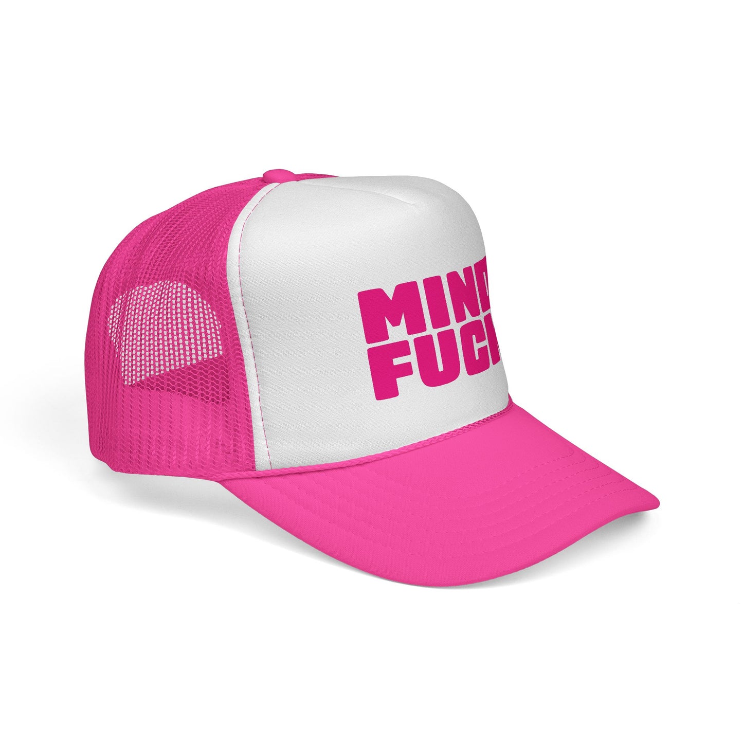 MINDFUCK Trucker Hat  - Pink Logo