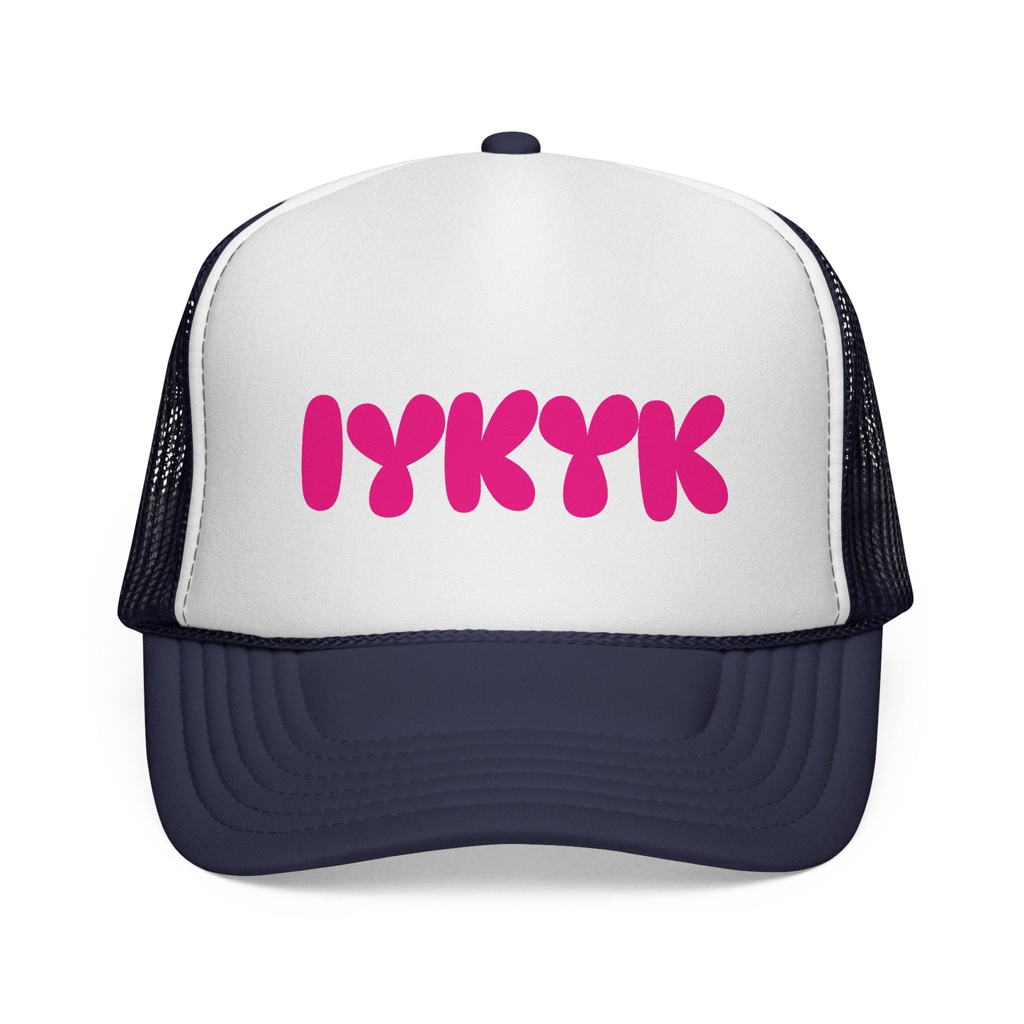 IYKYK Trucker Hat - Pink Logo