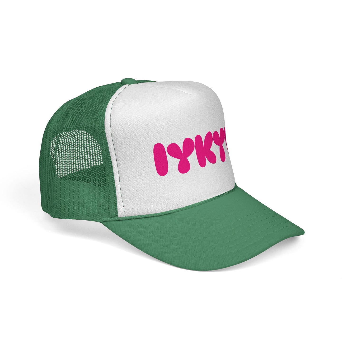 IYKYK Trucker Hat - Pink Logo