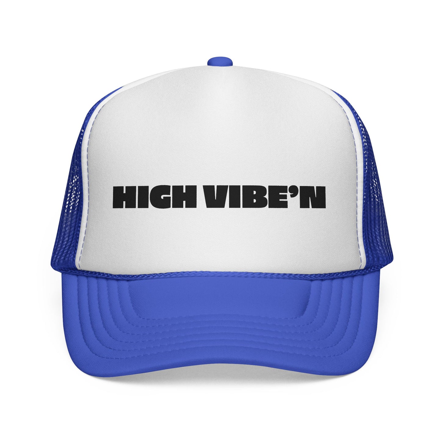 HIGH VIBE'N Trucker Hat - Black Logo