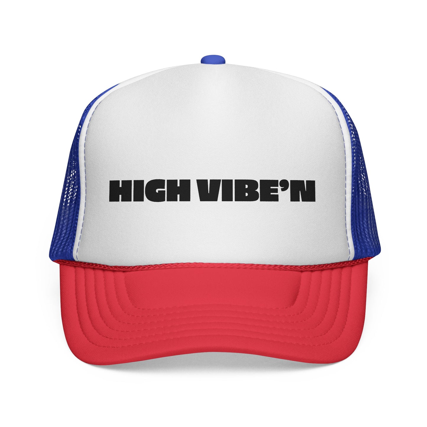 HIGH VIBE'N Trucker Hat - Black Logo
