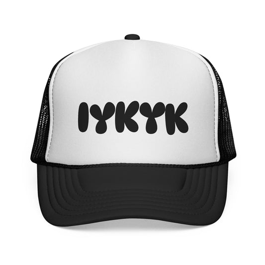 IYKYK Trucker Hat - Black Logo