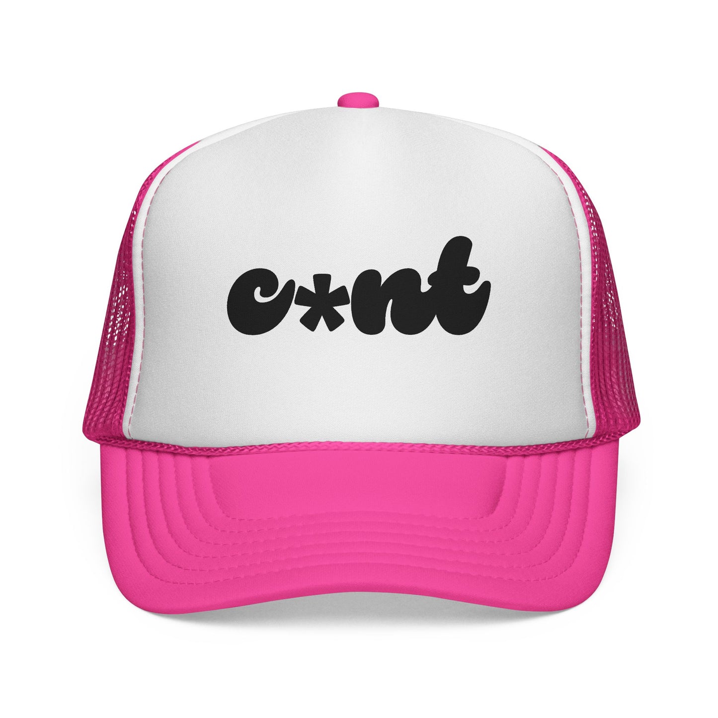 C*NT Trucker Hat - Black Logo