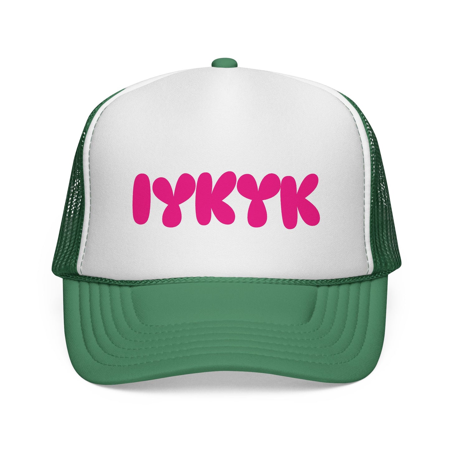 IYKYK Trucker Hat - Pink Logo
