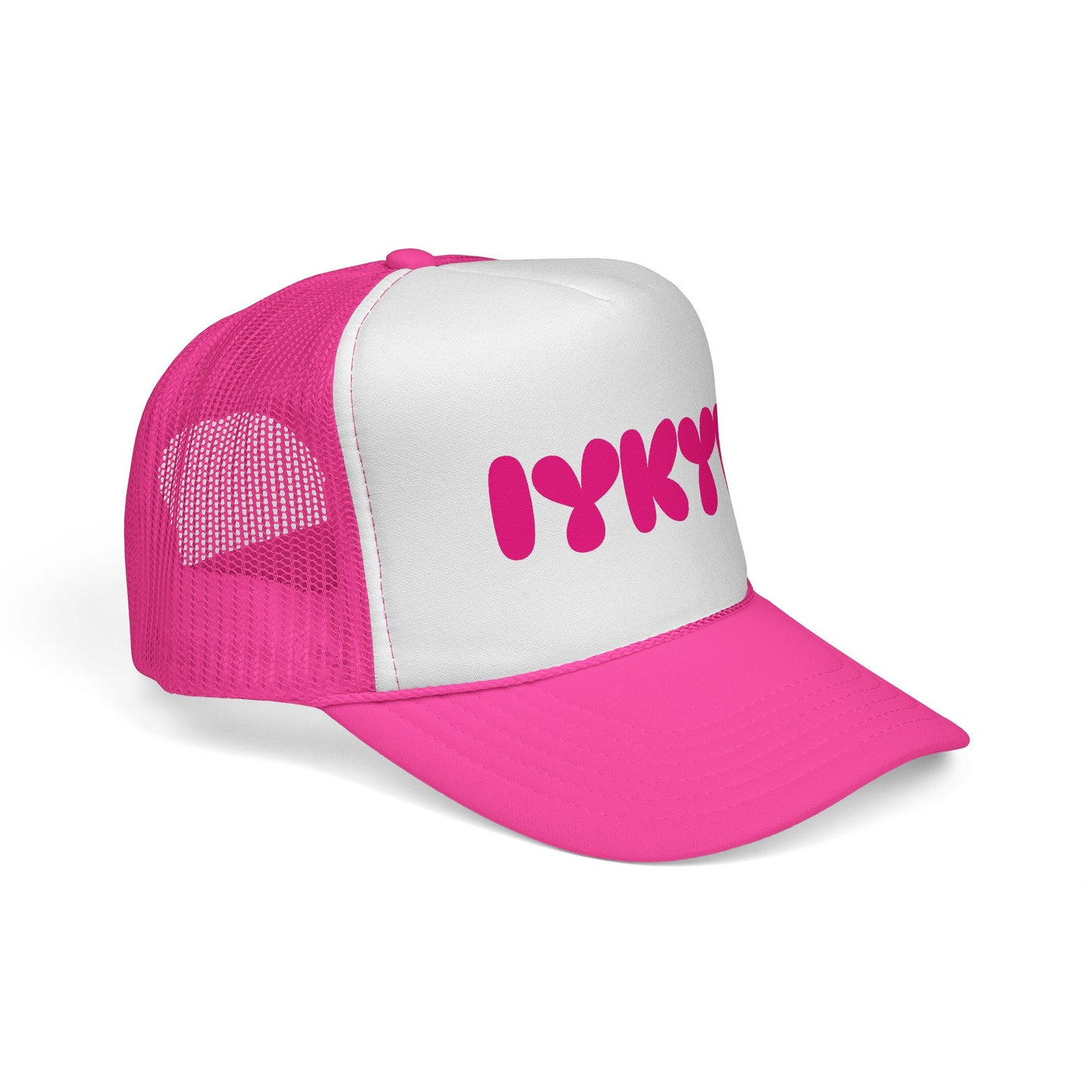 IYKYK Trucker Hat - Pink Logo