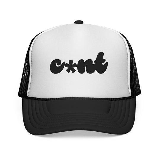 C*NT Trucker Hat - Black Logo