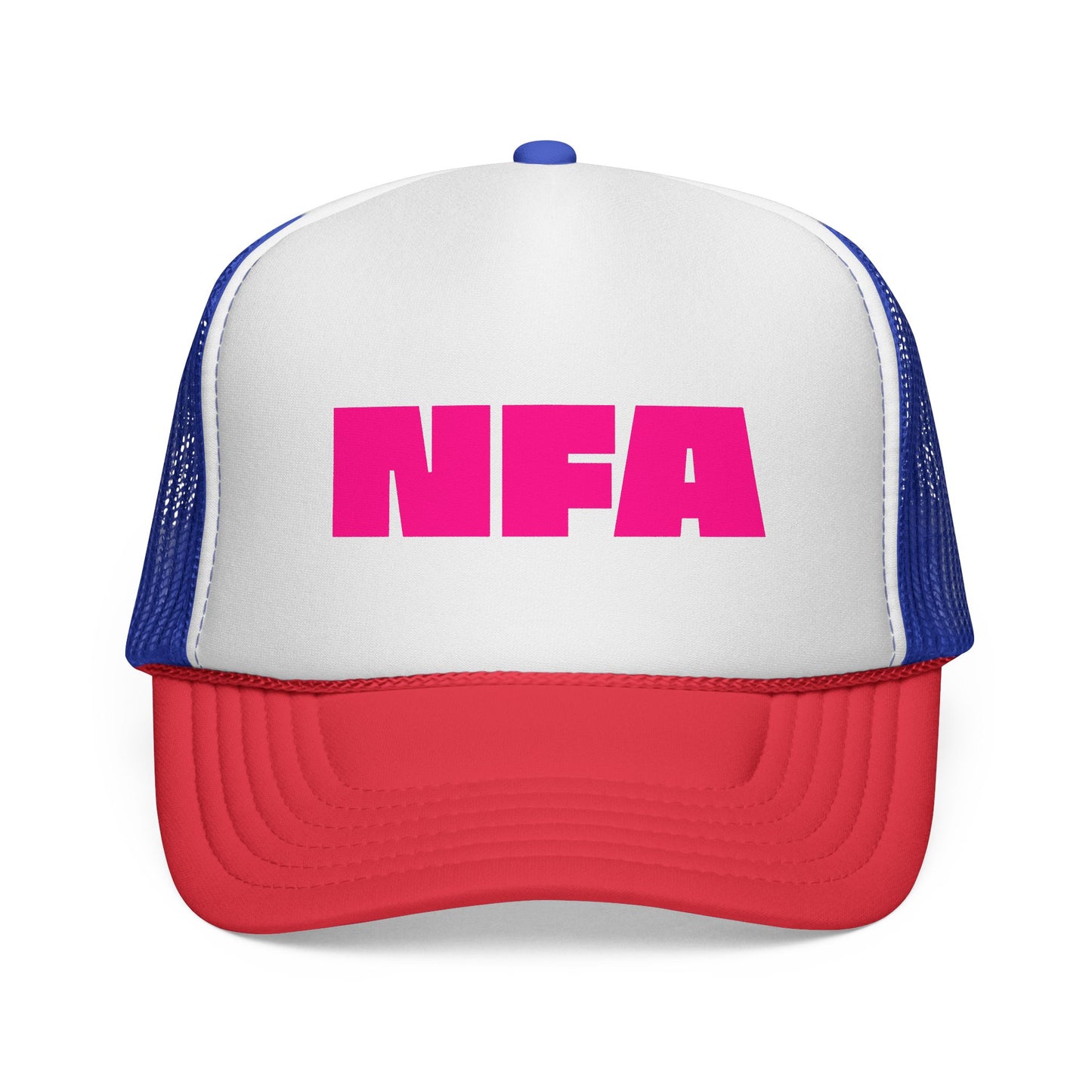 NFA Trucker Hat - Pink Logo