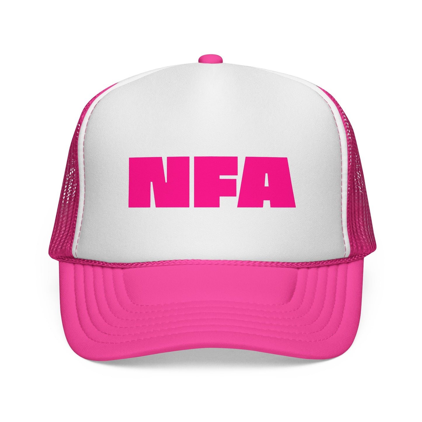NFA Trucker Hat - Pink Logo