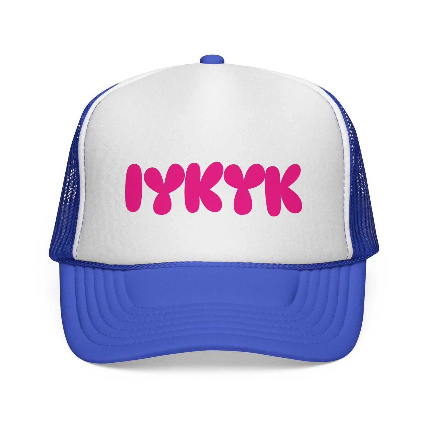 IYKYK Trucker Hat - Pink Logo