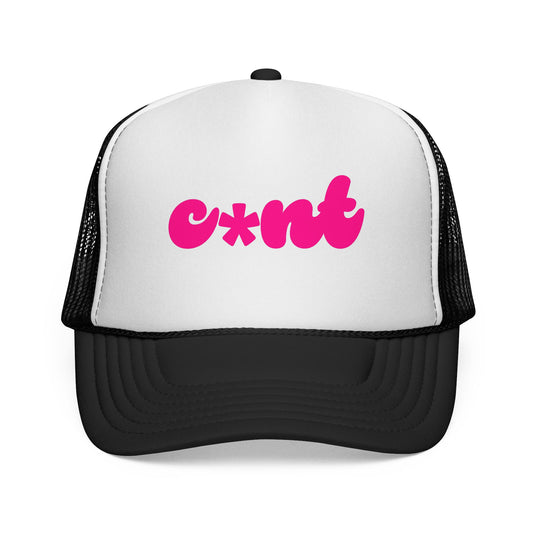 C*NT Trucker Hat - Pink Logo