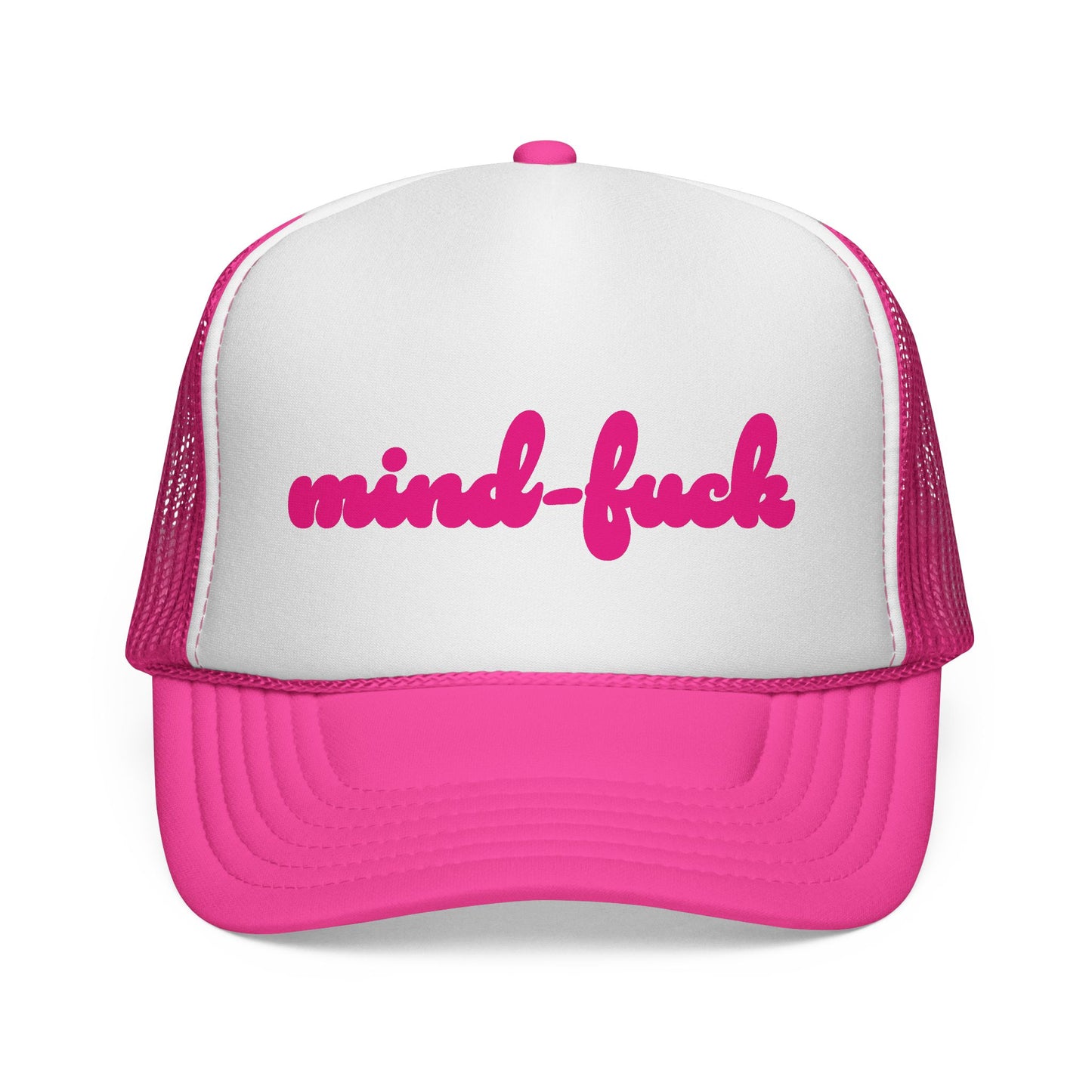 MINDFUCK Trucker Hat - Pink Logo